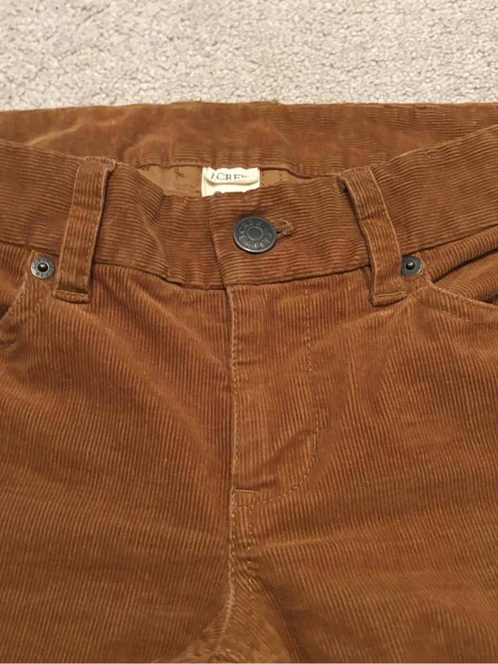 J. Crew Women's 28 R Corduroy Favorite Fit Bootcut Pants Brown